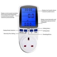 جهاز قياس طاقة الأجهزة الكهربائي مقبس UK