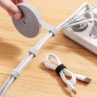 لفة تنظيم الأسلاك قابلة لإعادة الاستخدام أشرطة الك...