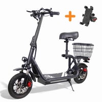 سكوتر كهربائي للكبار S12 48v 500w موديل 2025 كفرات...