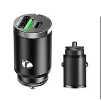 شاحن سيارة سريع 30w/100w من نوع C من الألمنيوم