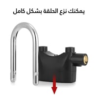 قفل ضد السرقة قفل انذار السرقة الأصلي بثلاث مفاتيح