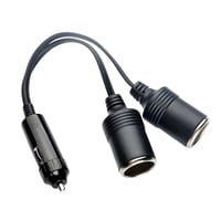 محول مخرج ولاعة السيارة إلى مخرجين 12v-24v