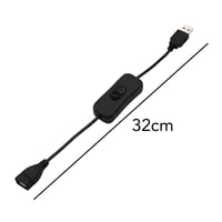 کیبل USB مع مفتاح تشغيل ايقاف وتحكم في الطاقة USB...