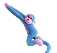 دمية لعبة القرده القطيفة الرائعة (بيج) - دمية محشو...