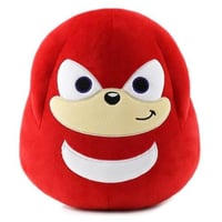 دمية نوكلز الدائرية باللون الأحمر، مع قفازاته الشا...