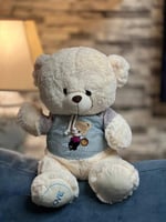 دبٌّ أنيقٌ مع تيشيرت وقبعة كاروهات! بحجم 40سم