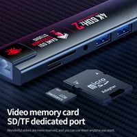 وصلة بلكستون 9 في 1 تايب سي (Plextone 9 in 1) 60 س...