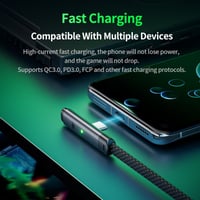 كيبل شحن سريع بلكستون 66 واط تايب سي إلى تايب سي (...