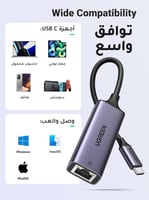 UGREEN USB C to Ethernet Adapter Gigabit Type C to...