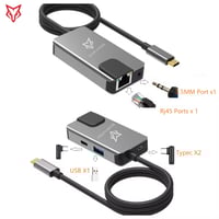 وصلة سارافوكس ايثرنت و صوت 32 بت + شاحن سريع 87 وا...