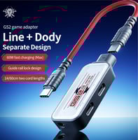 وصلة بلكستون GS2 تايب سي مدخلين تايب سي و مدخل 3.5...