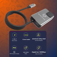 وصلة سارافوكس ايثرنت و صوت 32 بت + شاحن سريع 87 وا...