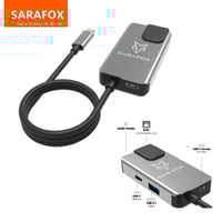 وصلة سارافوكس ايثرنت و صوت 32 بت + شاحن سريع 87 وا...