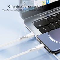 كيبل شحن سريع 60 واط تايب سي إلى تايب سي