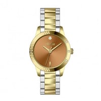 ساعة ماربلينو نسائية ستانلس ستيل باللون الفضي وذهب...