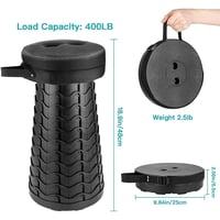 كرسي محمول قابل للطي بشكل دائري