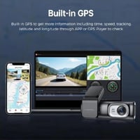 داش كام LINGDU D600 , أمامية 4K خلفية 2K+1080P