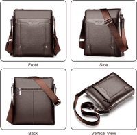 حقيبة كتف من الجلد