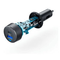 انكر شاحن سيارة مع سلك تايب سي الى لايتنق