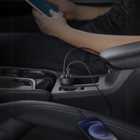 شاحن سيارة بقوة 35 واط بمنفذ للشحن السريع من انكر