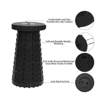 كرسي محمول قابل للطي بشكل دائري