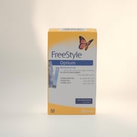 شرائط قياس السكر اوبتيوم فري ستايل 50 شريط