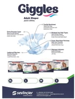 حفاضات جيجلز لاصق عبوة 30 قطعة