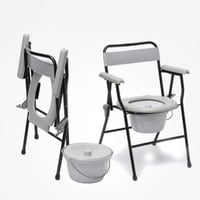 كرسي حمام متنقل مع مسند ظهر