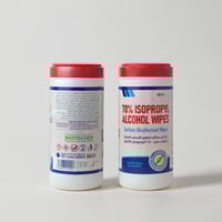 مناديل معقمة 70٪ ايزوبروبيل كحول ماركة SACO (100 م...