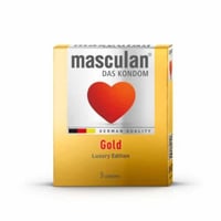 واقي ذكري ألماني ماسكولان ذهب عدد 3 (فاخر)-Mascula...