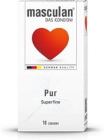 واقي ذكري ألماني ماسكولان نقي عدد 10 (أبيض) -Mascu...
