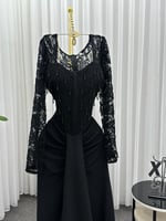 فستان ماسك مطرز