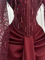 فستان ماسك مطرز