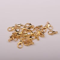 أداة قفل الأكسسوار - ذهبي صغير - كيس 15 قطع