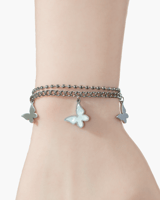 اسورة - فراشة - لون فضي