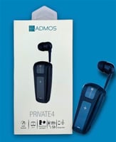 سماعة بلوتوث Admos لاسلكية مع مايك – قابلة للسحب