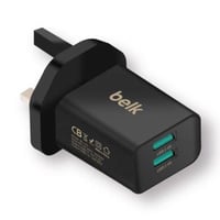 شاحن جداري بمنفذين USB بقوة 12 واط من بيلك الاصلي