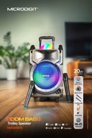 سماعات بلوتوث سبيكر مع مايك لاسلكي وريموت تحكم صوت...