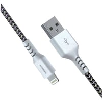 كابل /شاحن ايفون يوسبي ماركة وبوو متر و٢٠ قماش