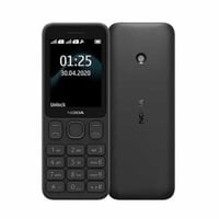 جوال نوكيا رقم ١٢٥ شرحتين بدون كاميرا اسود