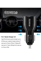 شاحن سيارة بمنفذ USB مزدوج ومحول شحن سريع اصلي ضما...