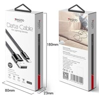 كابل شحن ايفون USB إلى Lightning بطول 1متر أسود من...