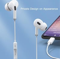 سماعات تايب سي ربل ماركة يس إيدو للاندرويد وايفون...