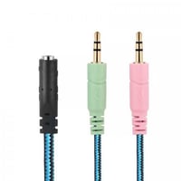 سلك موزع الصوت والمايك AUX 3.5 جودة عالية