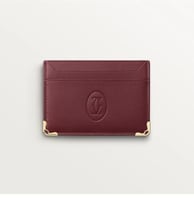 محفظة بطاقات مزدوجة بني ، مجموعة "موست دو كارتييه"