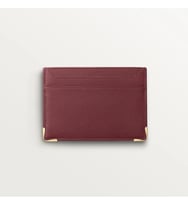 محفظة بطاقات مزدوجة بني ، مجموعة "موست دو كارتييه"