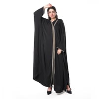 عباية بشت كلاسيك لون اسود - روز