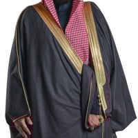 بشت ملكي كشمير زري حر لون رصاصي