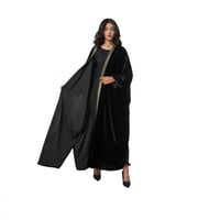 عباية بشت كلاسيك لون اسود - روز