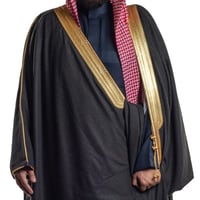 بشت ملكي كشمير زري حر لون بترولي